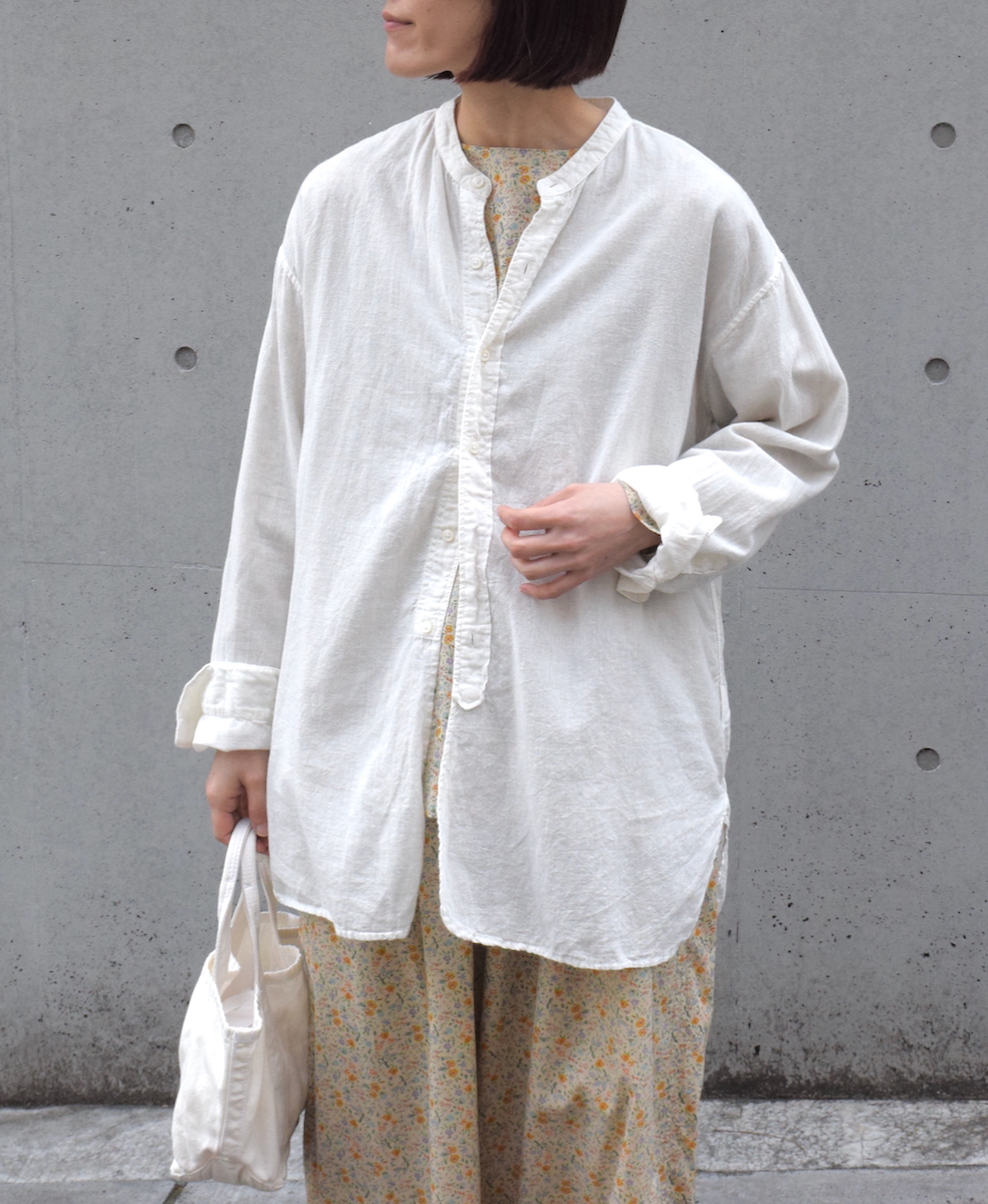 INAM2501G3D(シャツ) 30s GAUZE OVERDYE UTILITY SHIRT