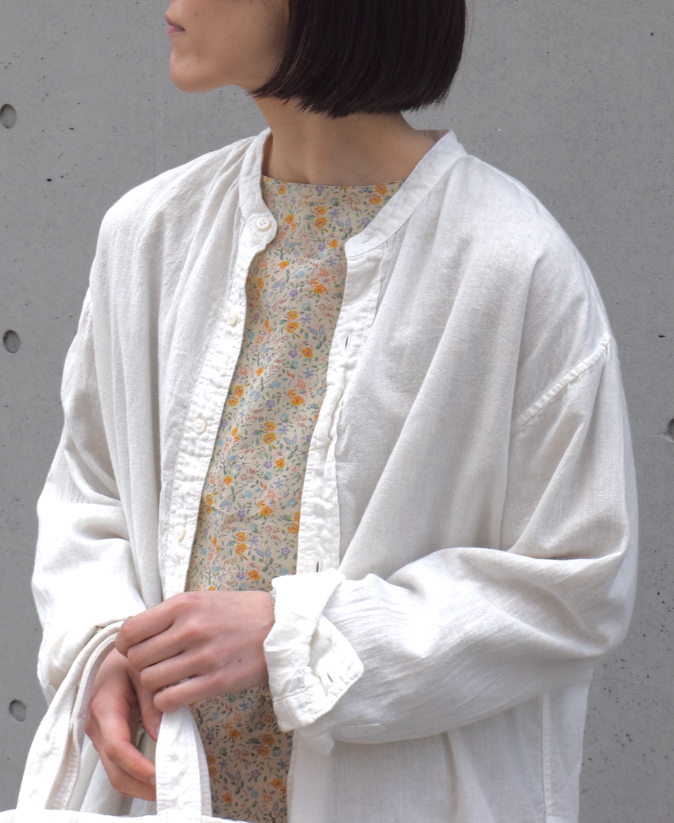 INAM2501G3D(シャツ) 30s GAUZE OVERDYE UTILITY SHIRT