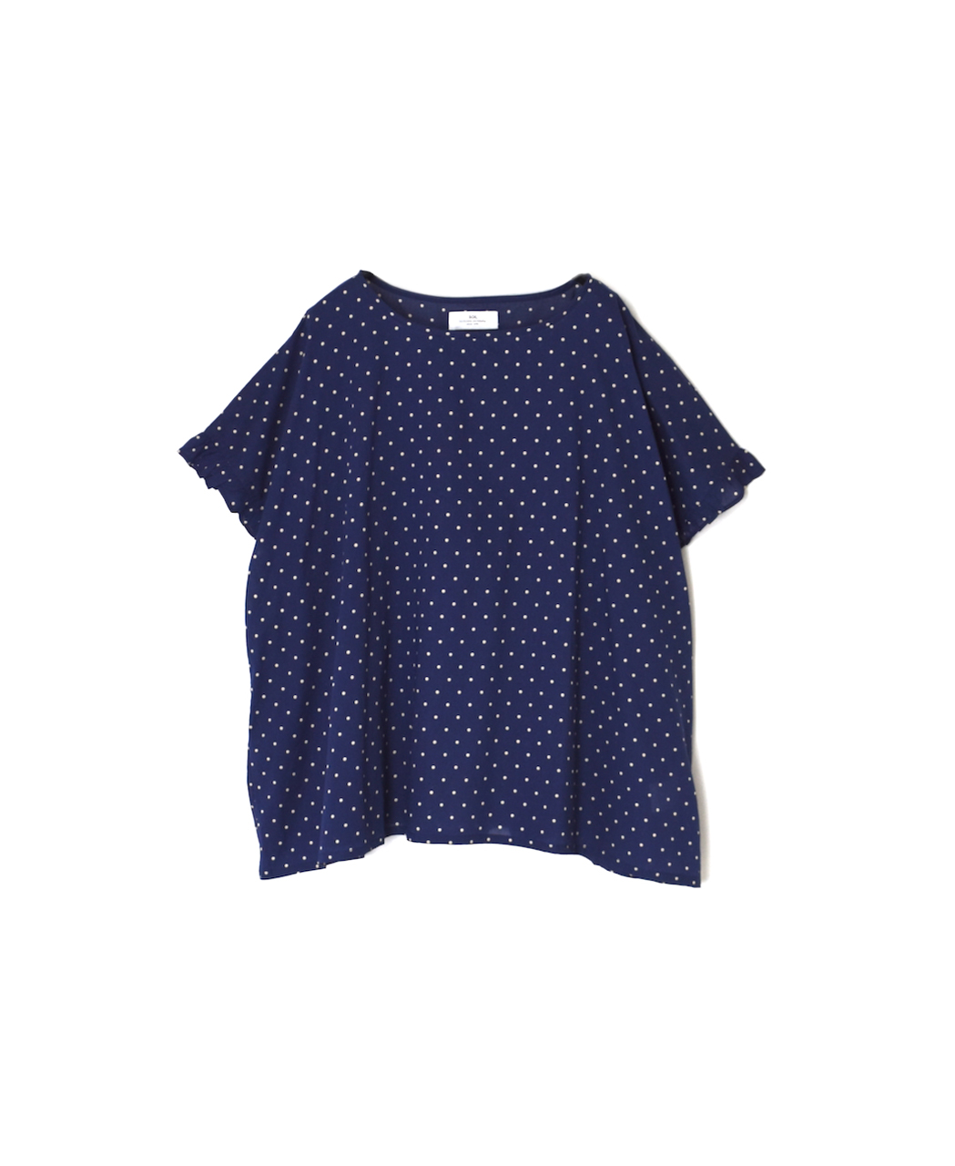 NSL24012 (ブラウス) 80s COTTON VOILE DOT PRINT GATHERED SMOCK
