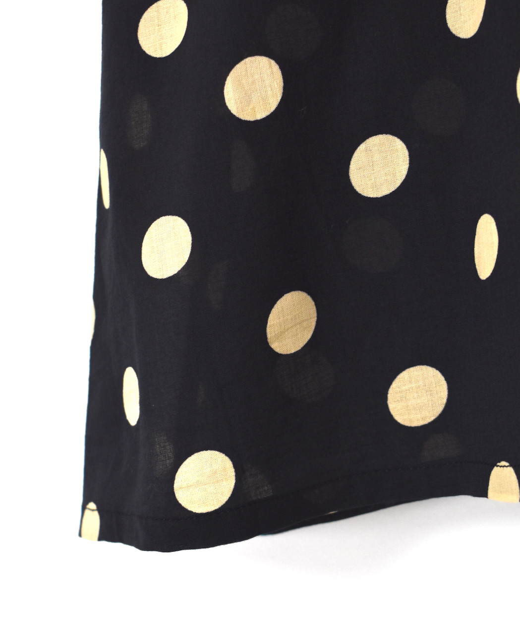 NSL24012 (ブラウス) 80s COTTON VOILE DOT PRINT GATHERED SMOCK