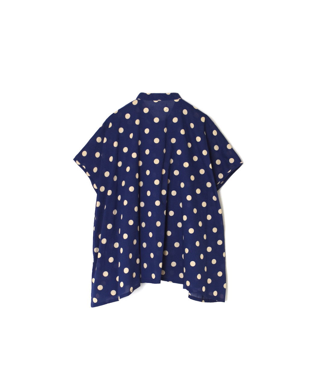 NSL24011 (シャツ) 80s COTTON VOILE DOT PRINT BANDED COLLAR FRENCH/SL SHIRT