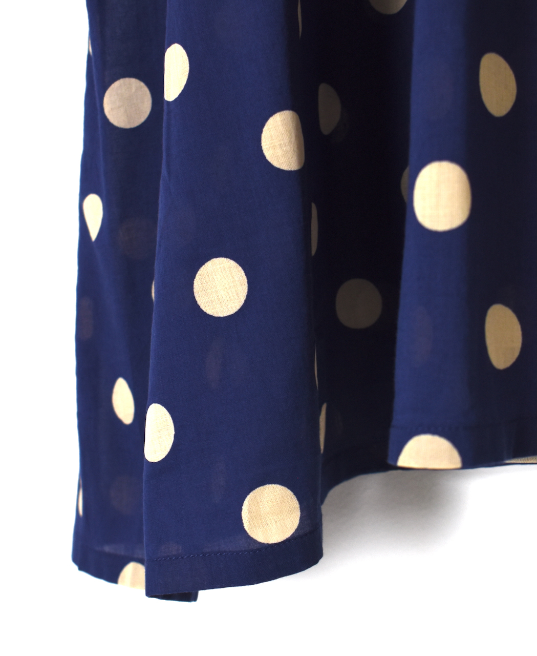 NSL24011 (シャツ) 80s COTTON VOILE DOT PRINT BANDED COLLAR FRENCH/SL SHIRT