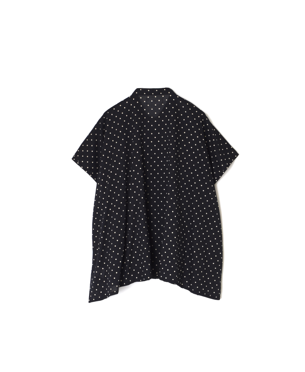 NSL24011 (シャツ) 80s COTTON VOILE DOT PRINT BANDED COLLAR FRENCH/SL SHIRT