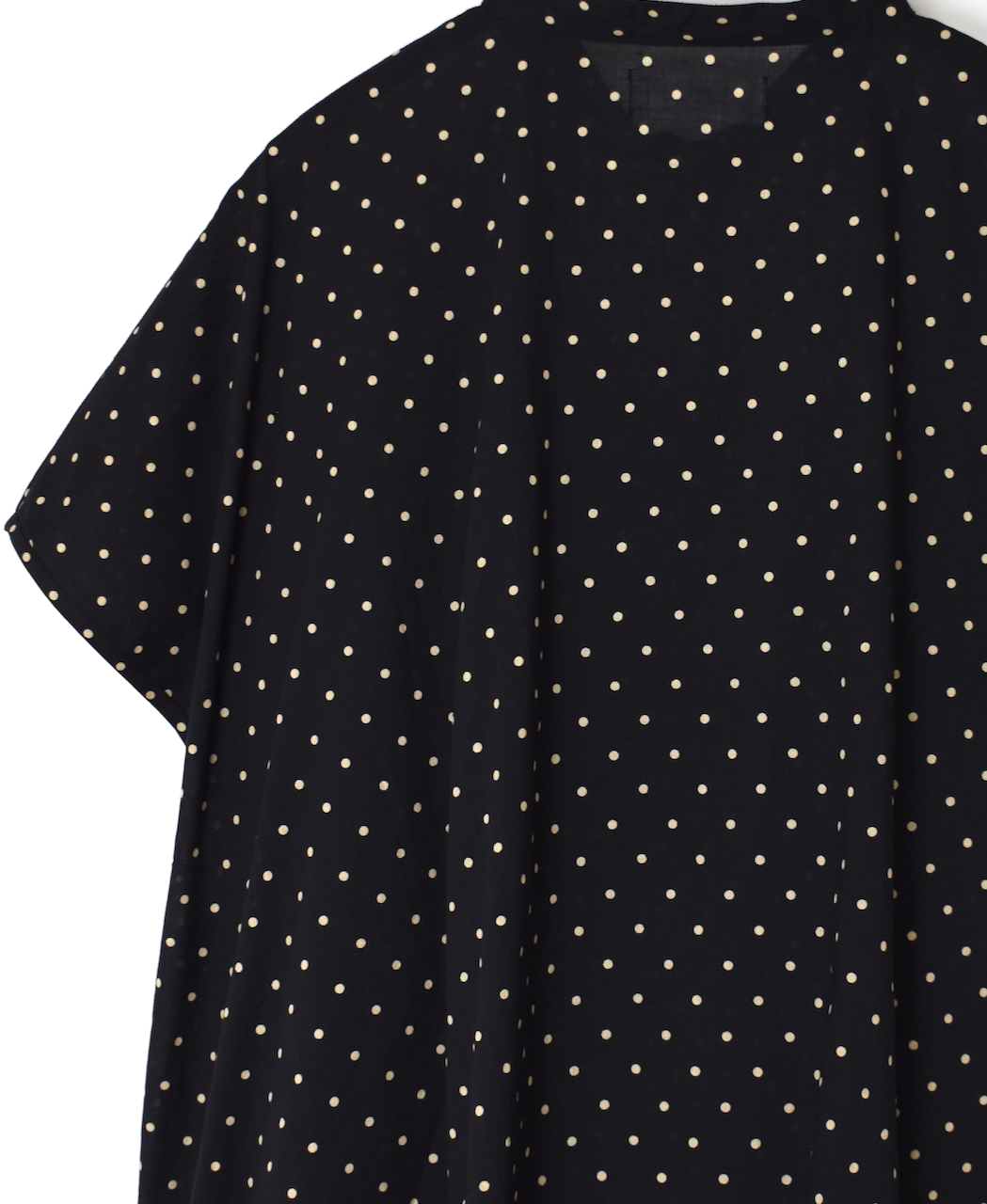 NSL24011 (シャツ) 80s COTTON VOILE DOT PRINT BANDED COLLAR FRENCH/SL SHIRT