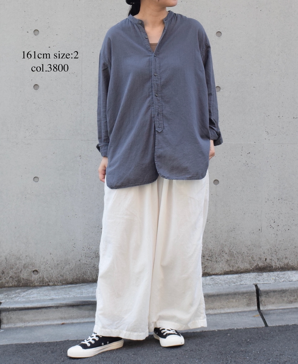 INAM2501G3D(シャツ) 30s GAUZE OVERDYE UTILITY SHIRT
