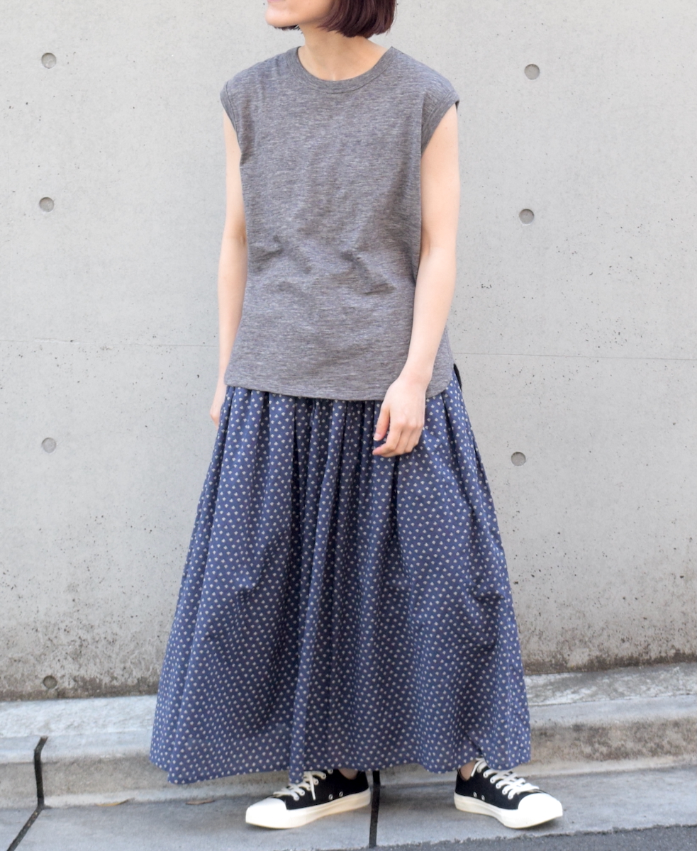 GNSL24042 (Tシャツ) SLUB VINTAGE CREW-NECK FRENCH/SL SHIRT