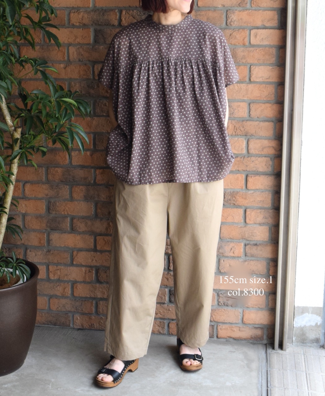 GNMDS2501CW(パンツ) COTTON DYED WEATHER 2TUCK TAPERED EASY PANTS