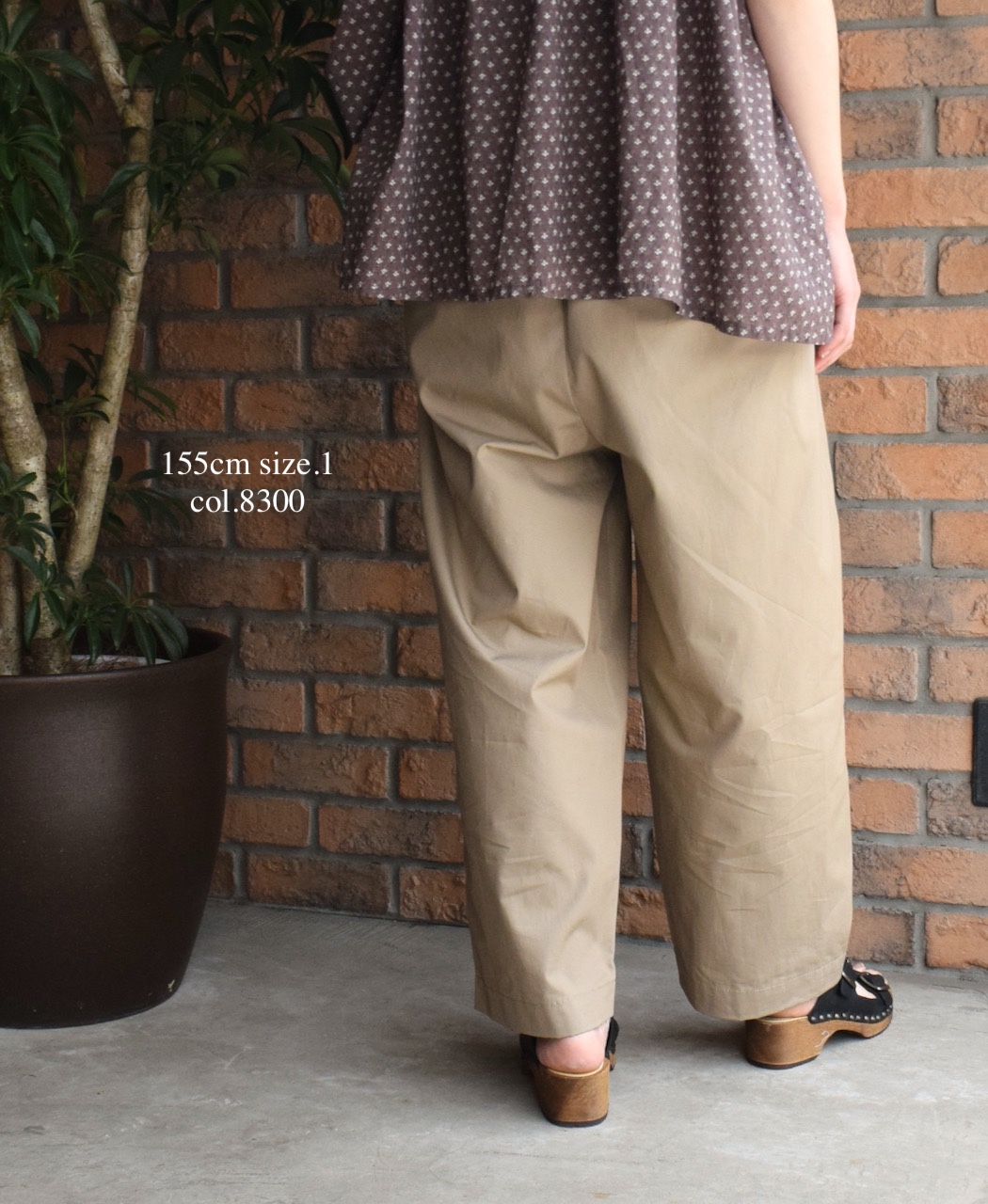 GNMDS2501CW(パンツ) COTTON DYED WEATHER 2TUCK TAPERED EASY PANTS
