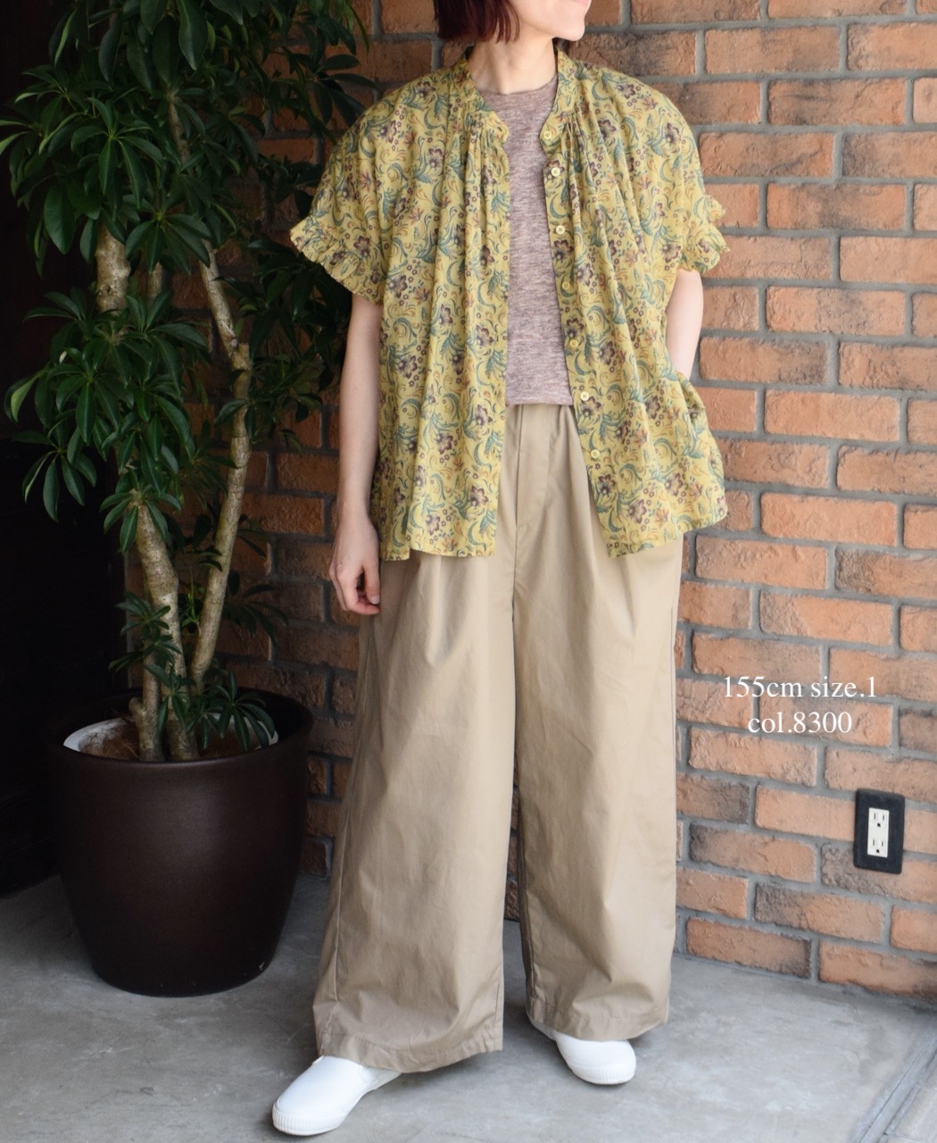 GNMDS2502CW(パンツ) COTTON DYED WEATHER 2TUCK WIDE EASY PANTS