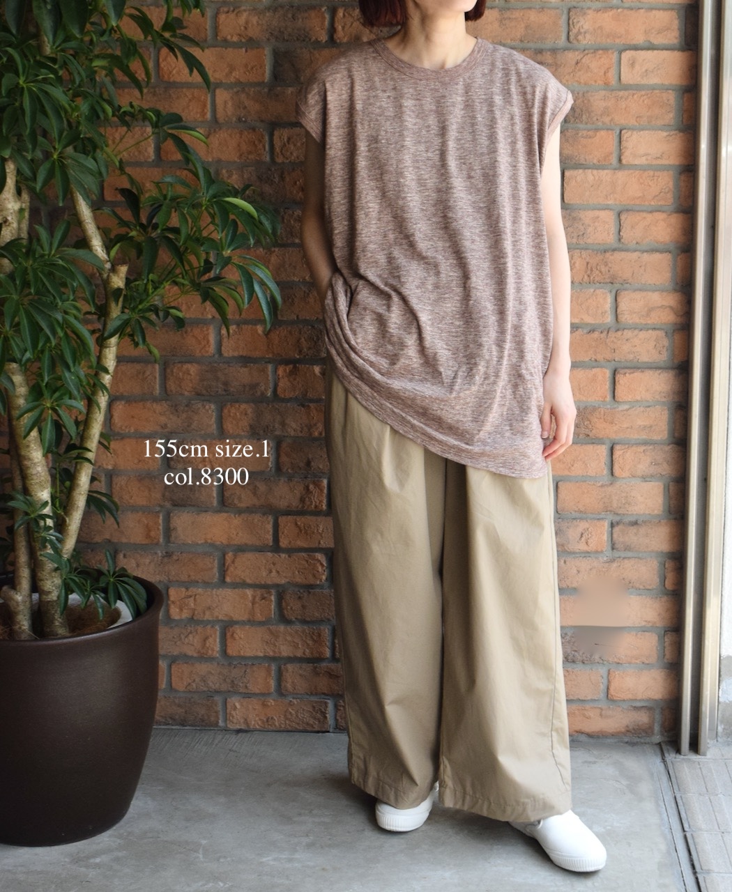 GNMDS2502CW(パンツ) COTTON DYED WEATHER 2TUCK WIDE EASY PANTS