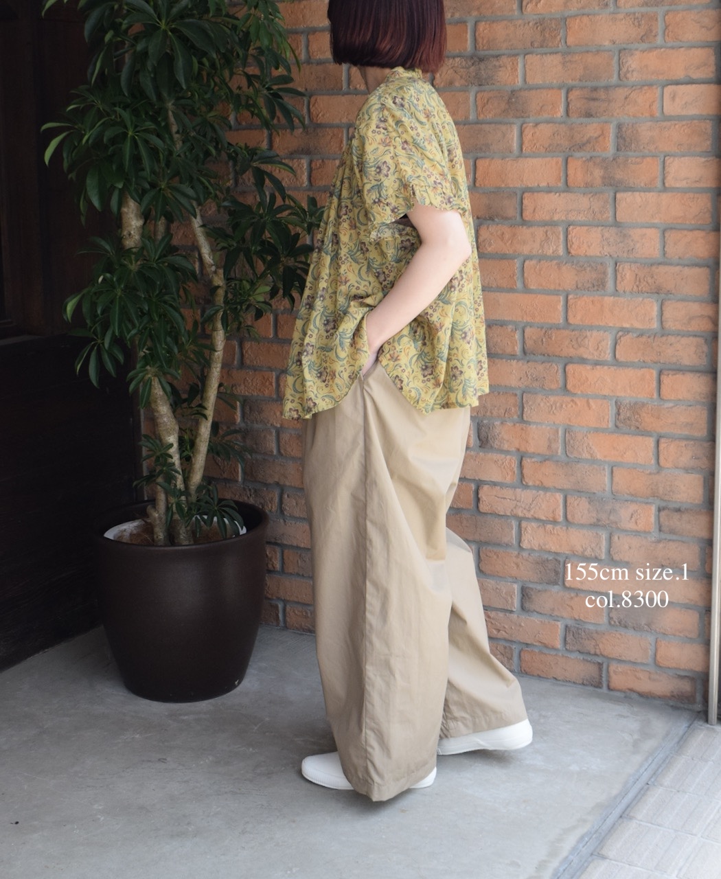 GNMDS2502CW(パンツ) COTTON DYED WEATHER 2TUCK WIDE EASY PANTS