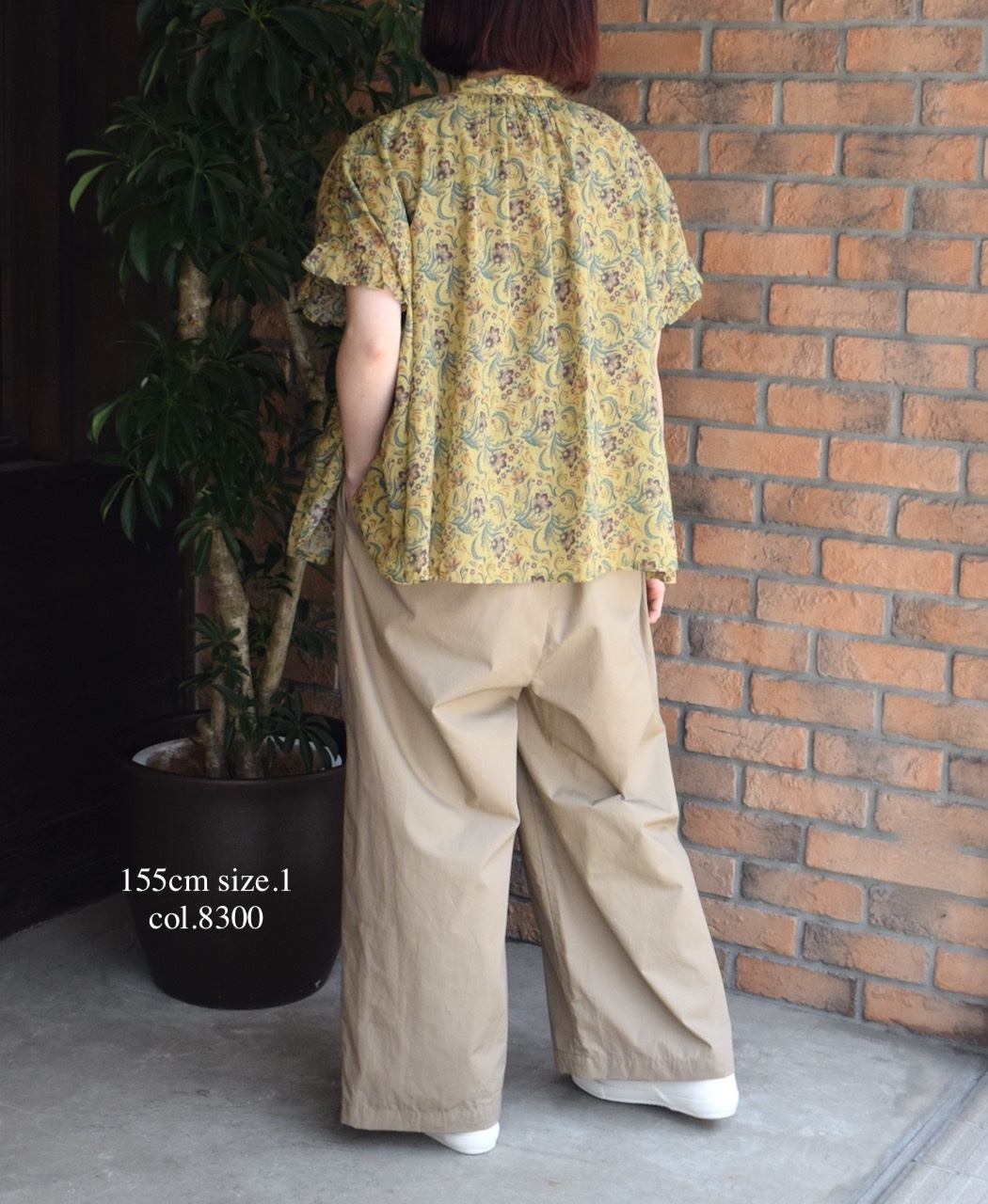 GNMDS2502CW(パンツ) COTTON DYED WEATHER 2TUCK WIDE EASY PANTS