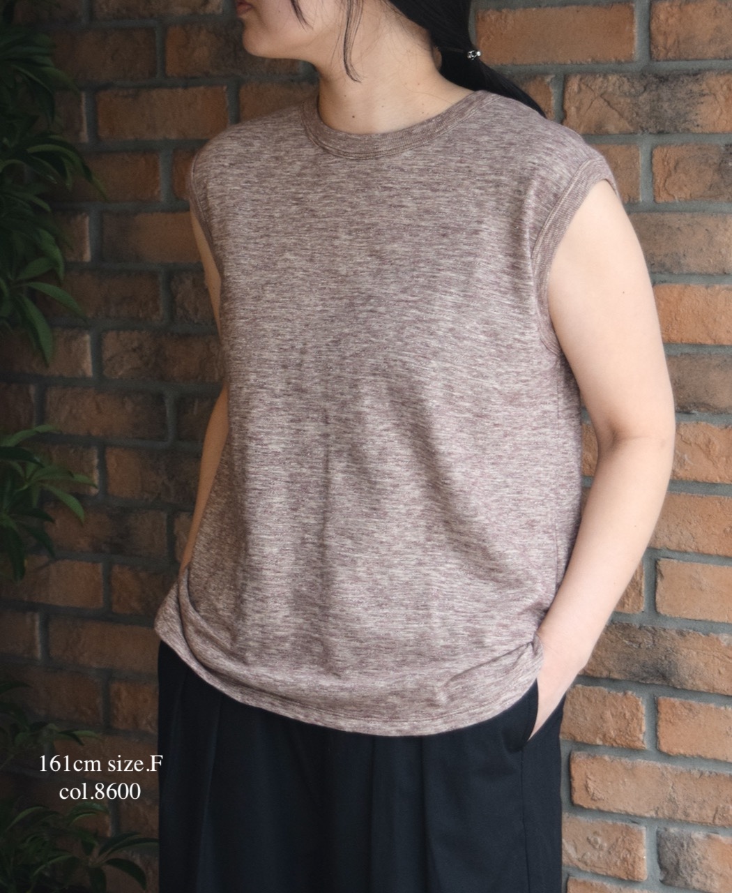 GNSL24042 (Tシャツ) SLUB VINTAGE CREW-NECK FRENCH/SL SHIRT