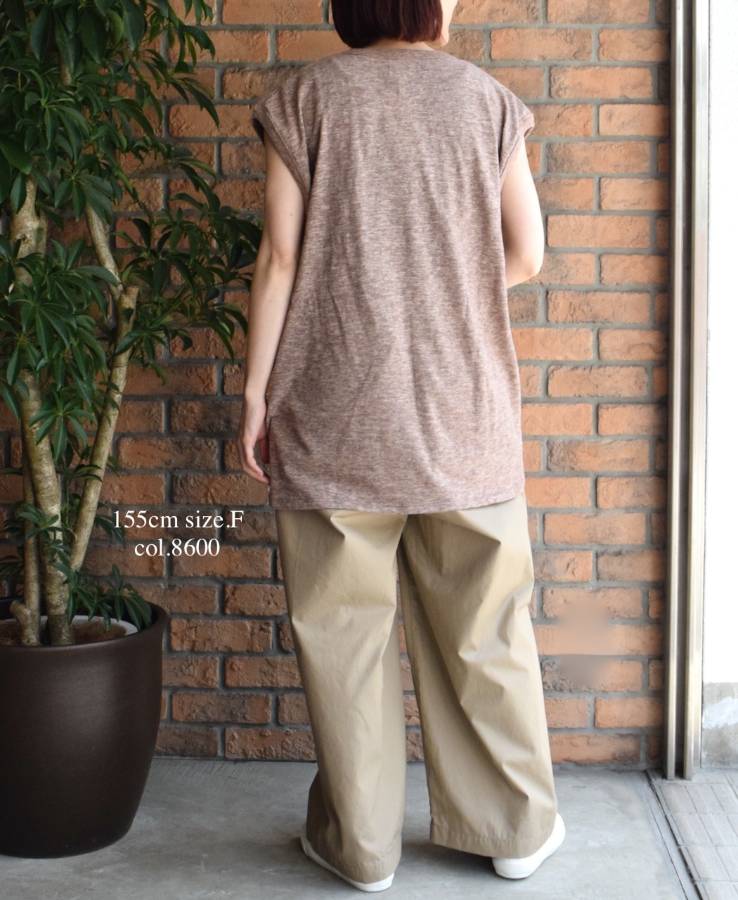●GNSL24043 (Tシャツ) SLUB VINTAGE CREW-NECK FRENCH/SL LONG SHIRT