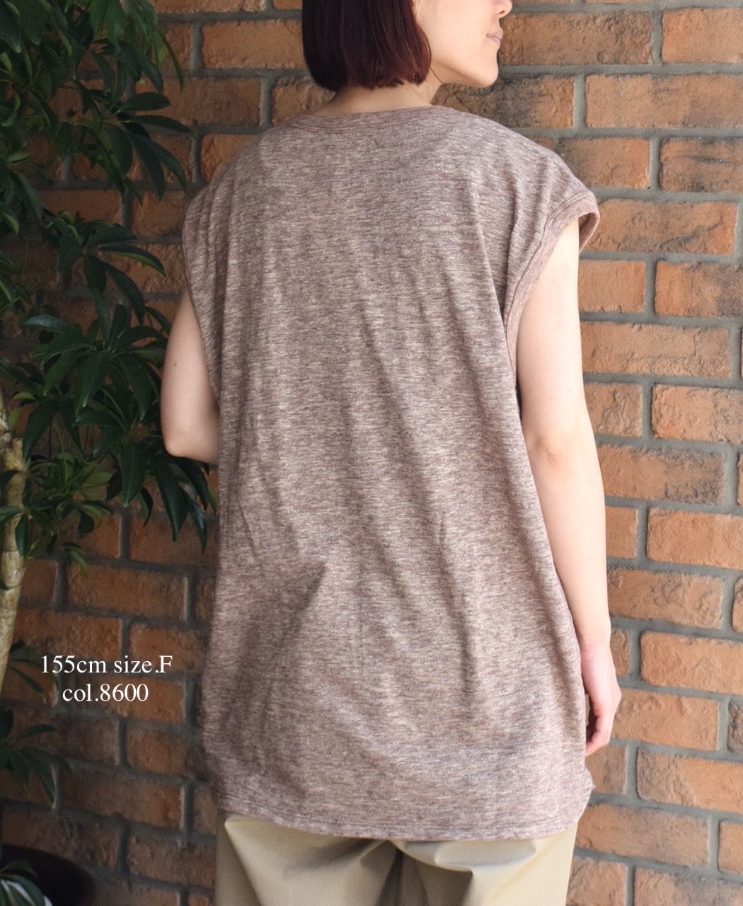 ●GNSL24043 (Tシャツ) SLUB VINTAGE CREW-NECK FRENCH/SL LONG SHIRT