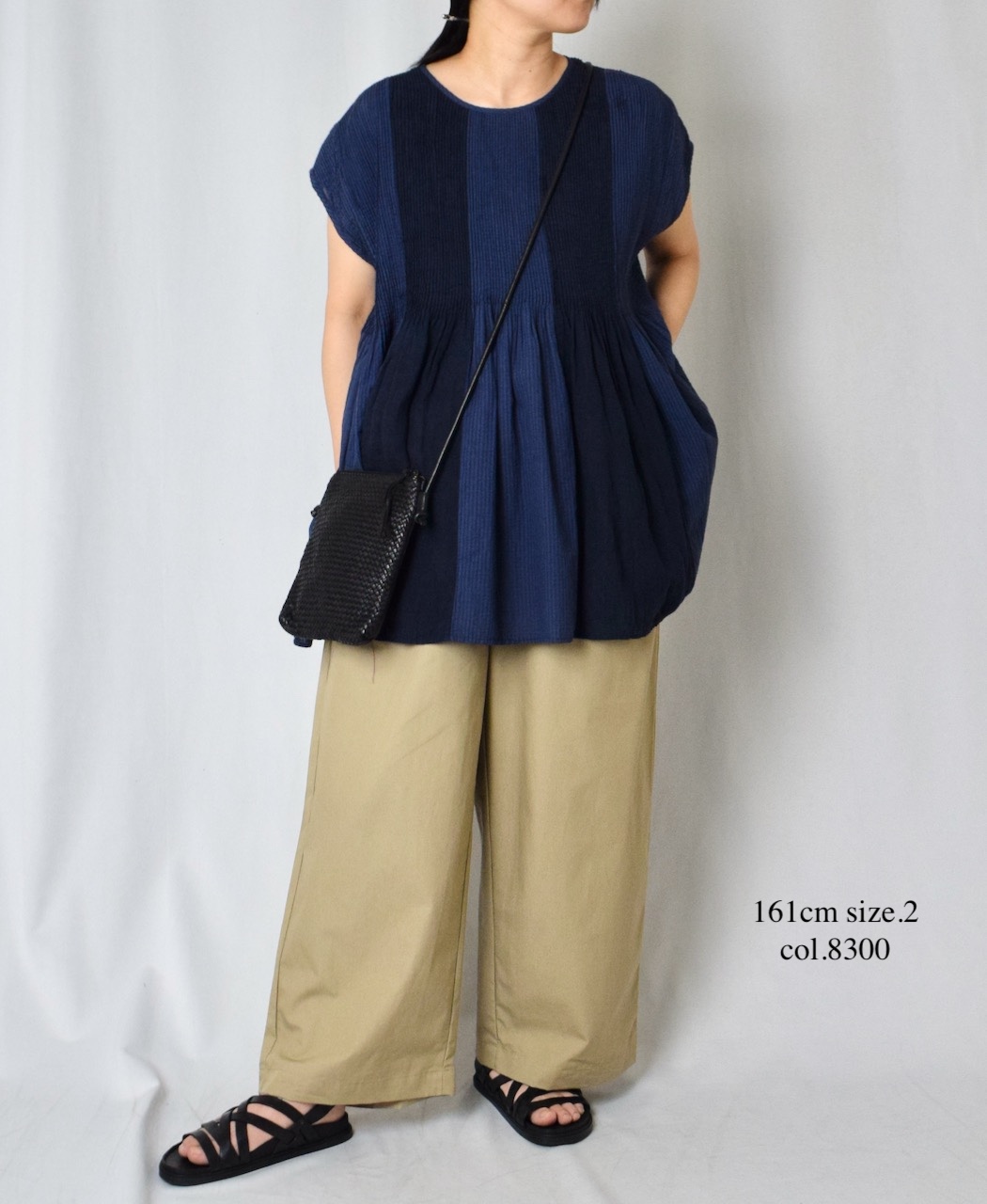 GNMDS2502CW(パンツ) COTTON DYED WEATHER 2TUCK WIDE EASY PANTS