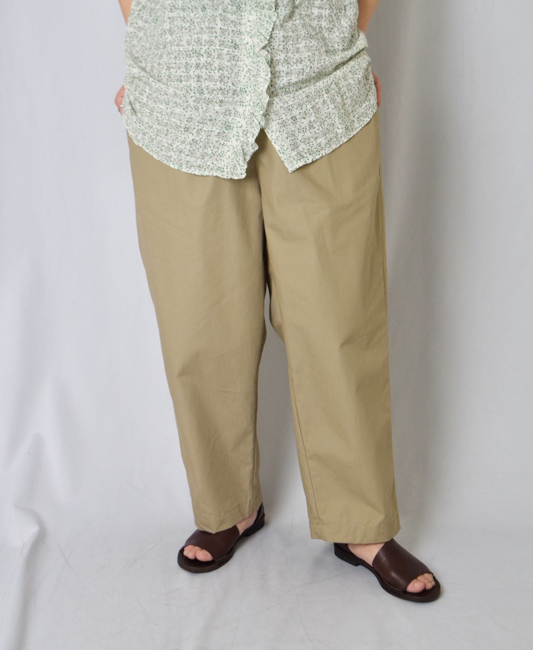 GNMDS2501CW(パンツ) COTTON DYED WEATHER 2TUCK TAPERED EASY PANTS