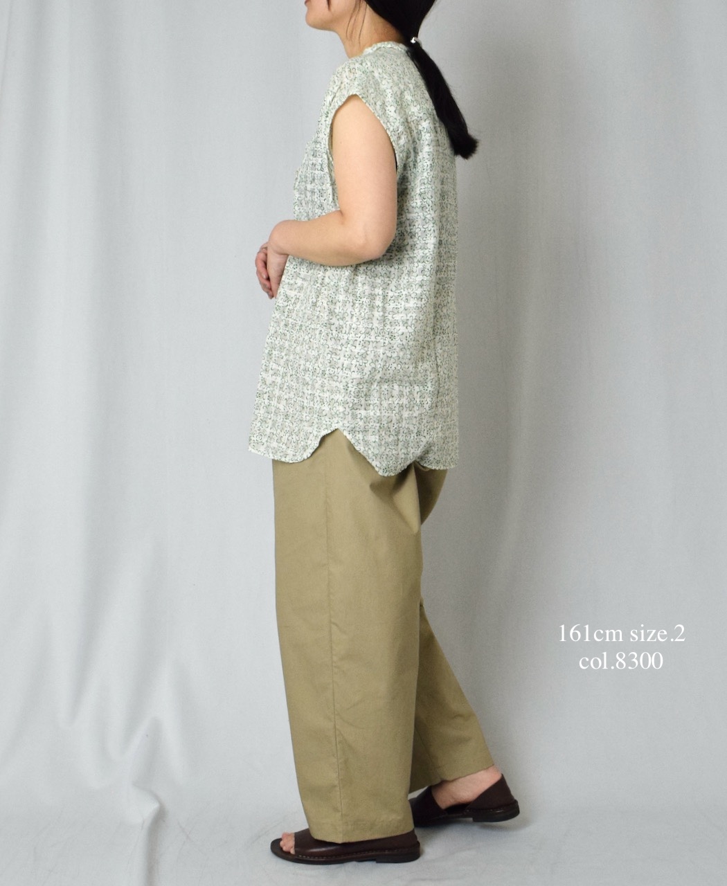 GNMDS2501CW(パンツ) COTTON DYED WEATHER 2TUCK TAPERED EASY PANTS