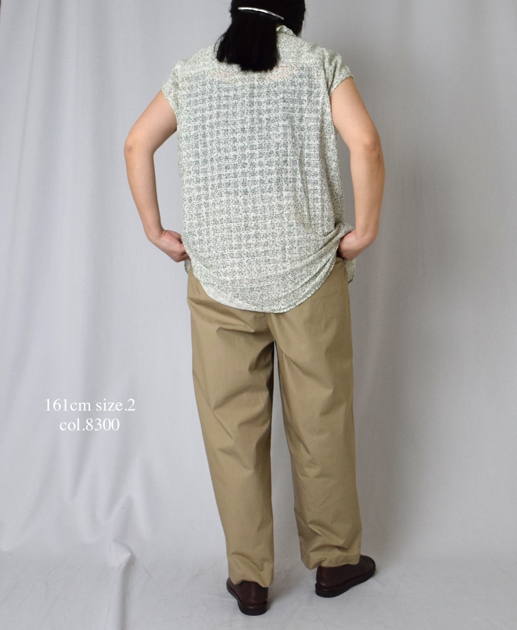 GNMDS2501CW(パンツ) COTTON DYED WEATHER 2TUCK TAPERED EASY PANTS