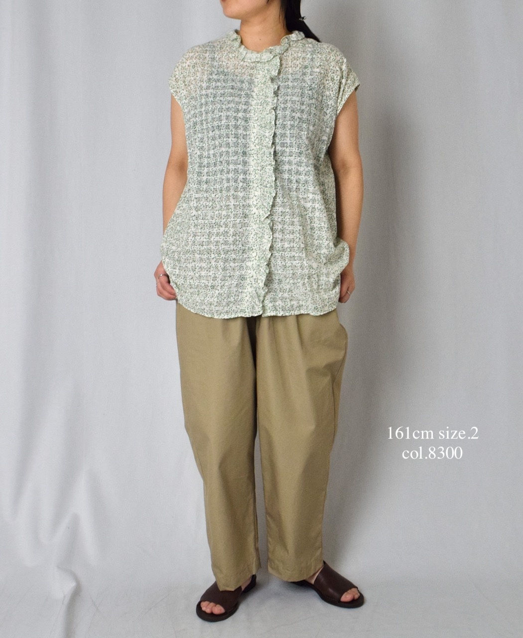 GNMDS2501CW(パンツ) COTTON DYED WEATHER 2TUCK TAPERED EASY PANTS