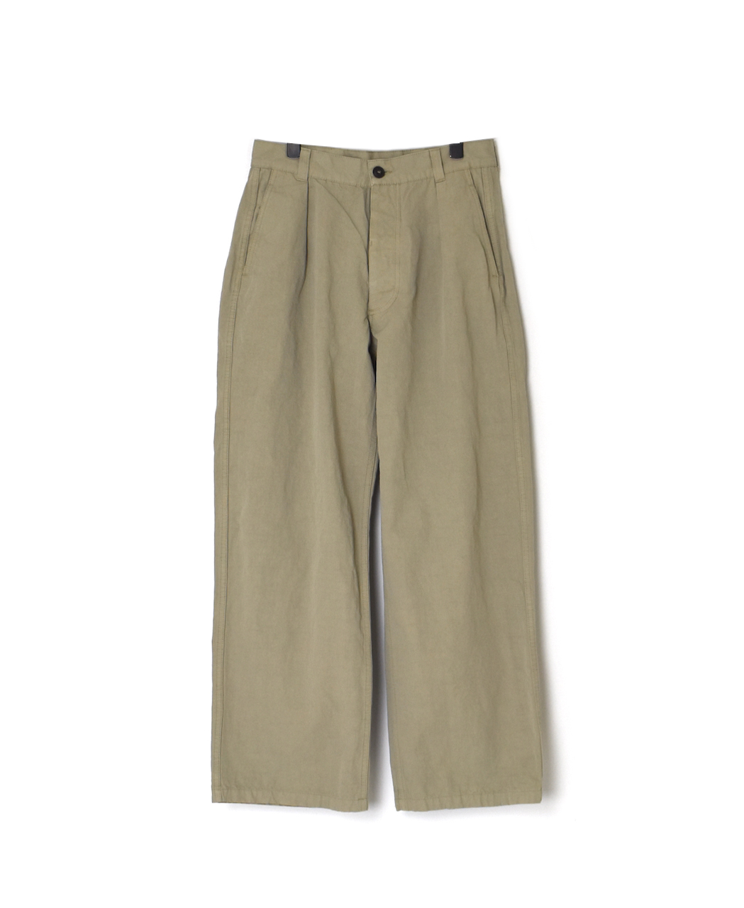 NAM1203KCL (パンツ) COTTON LINEN ONE-TUCK PANTS