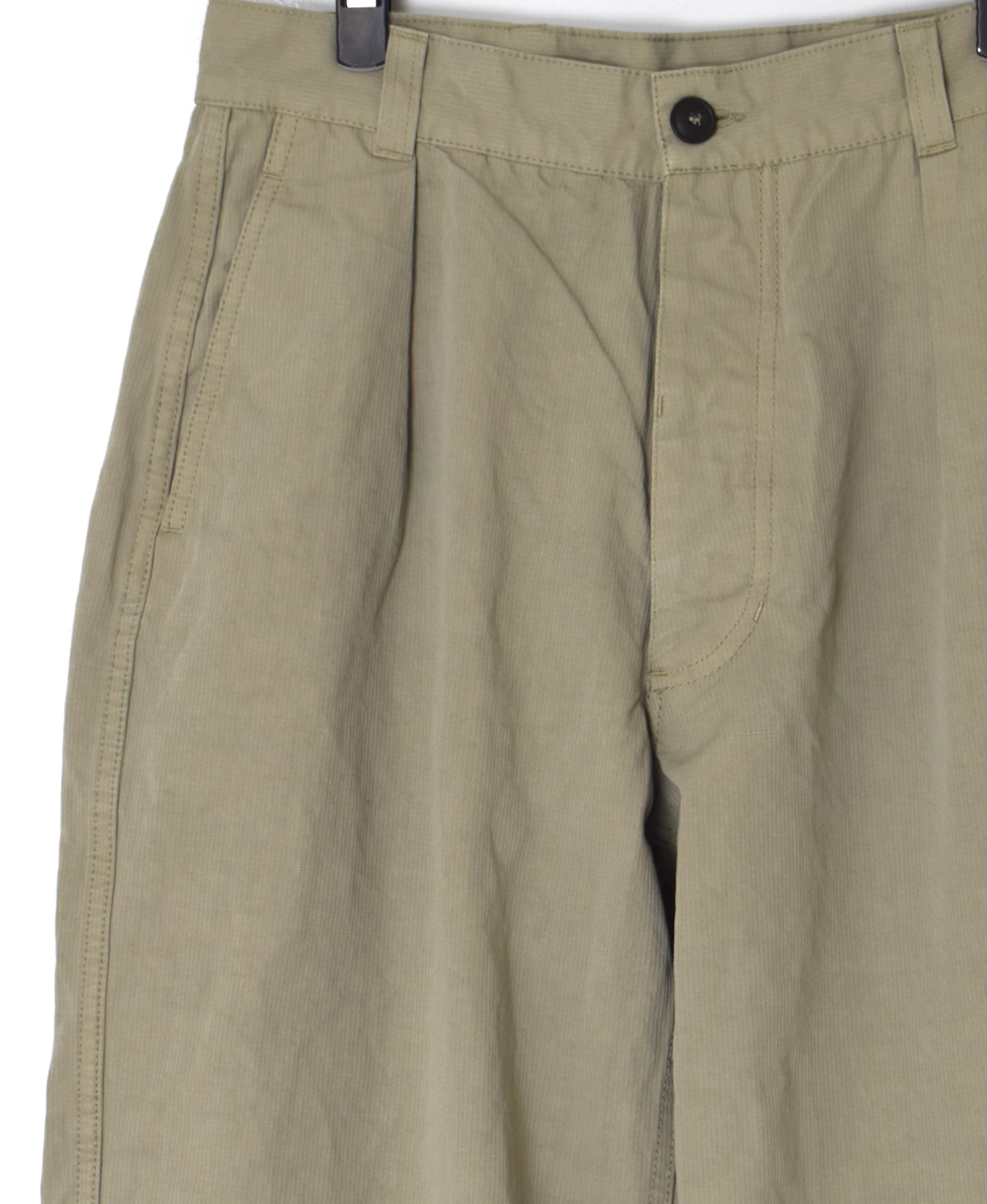 NAM1203KCL (パンツ) COTTON LINEN ONE-TUCK PANTS