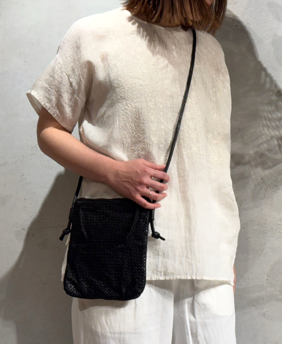 SVMDS2501C(バッグ) SMALL MESH&PLAIN COMBI SHOULDER POUCH