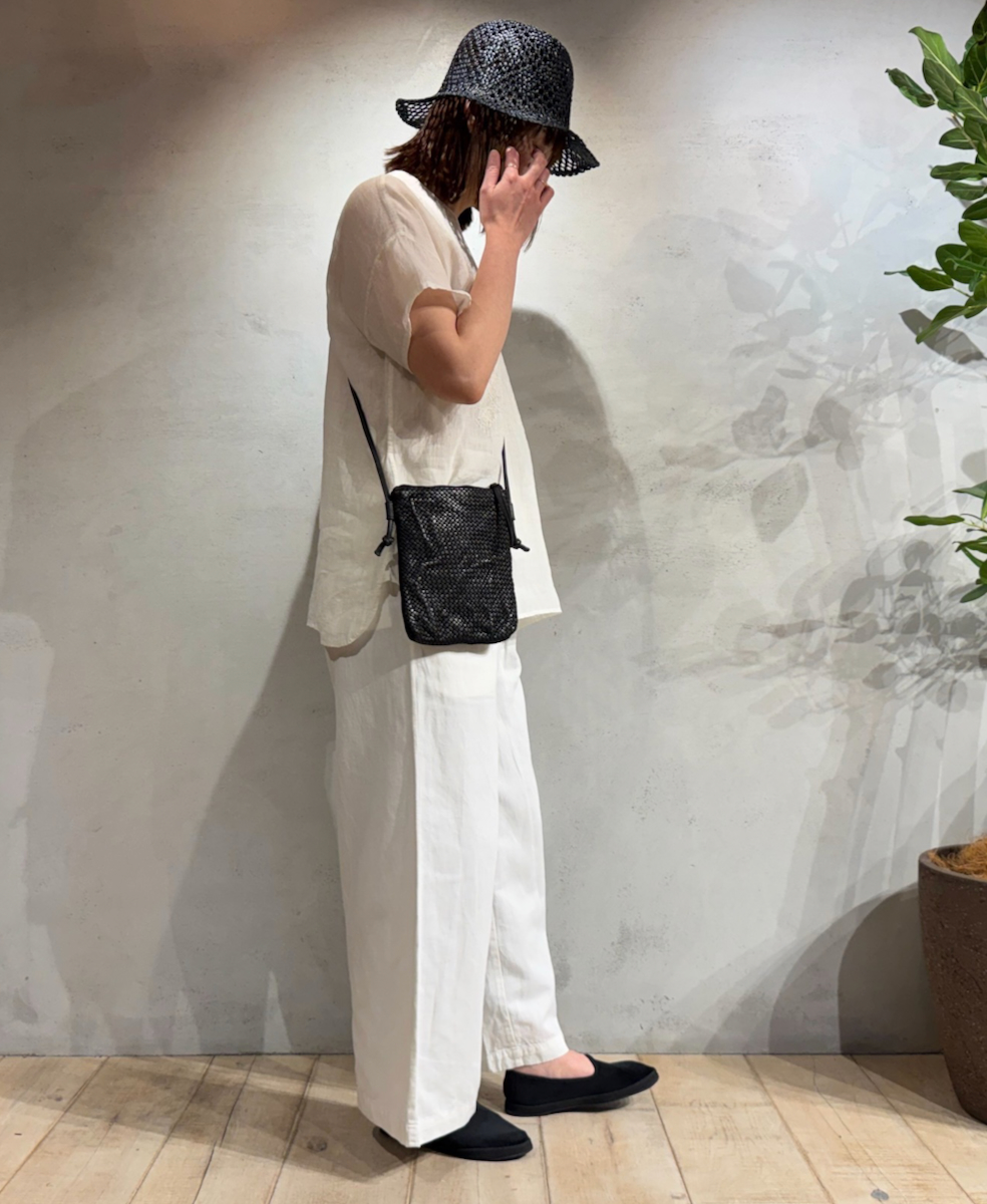 SVMDS2501C(バッグ) SMALL MESH&PLAIN COMBI SHOULDER POUCH