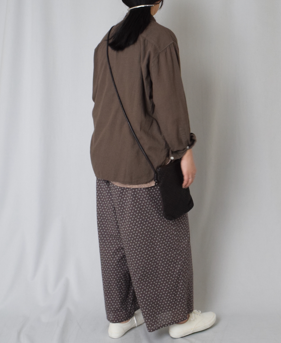 INAM2502G3D(シャツ) 30s GAUZE OVERDYE UTILITY REGULAR COLLAR SHIRT