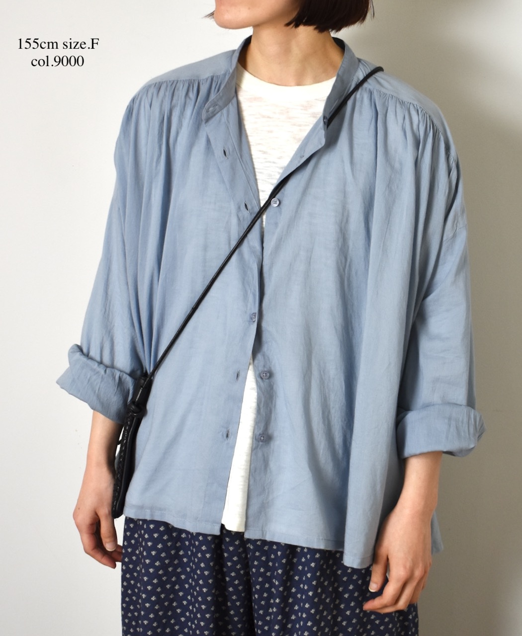 GNSL25041(Tシャツ) SLUB VINTAGE CREW-NECK 3/4SL LONG SHIRT
