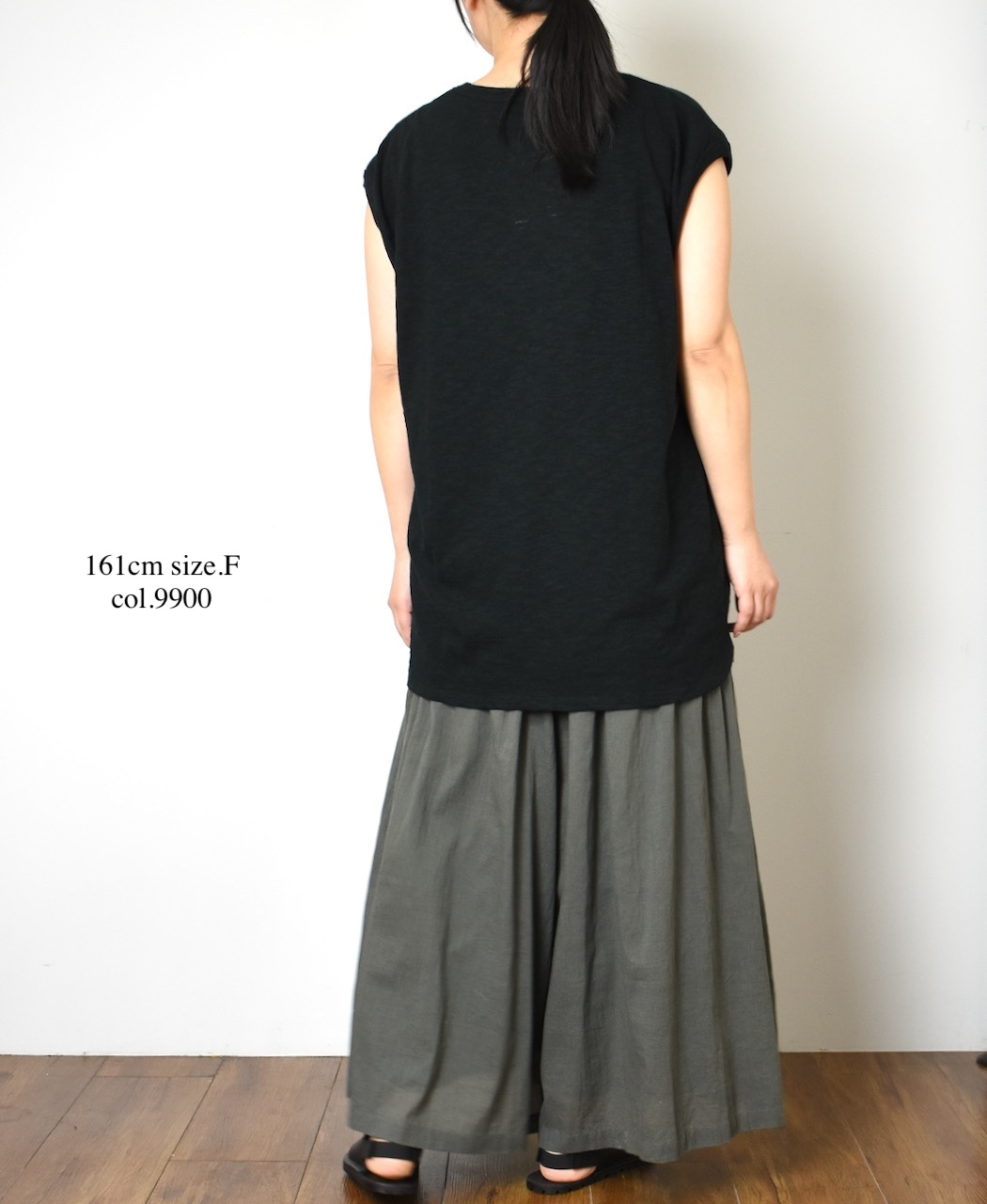 ●GNSL24043 (Tシャツ) SLUB VINTAGE CREW-NECK FRENCH/SL LONG SHIRT