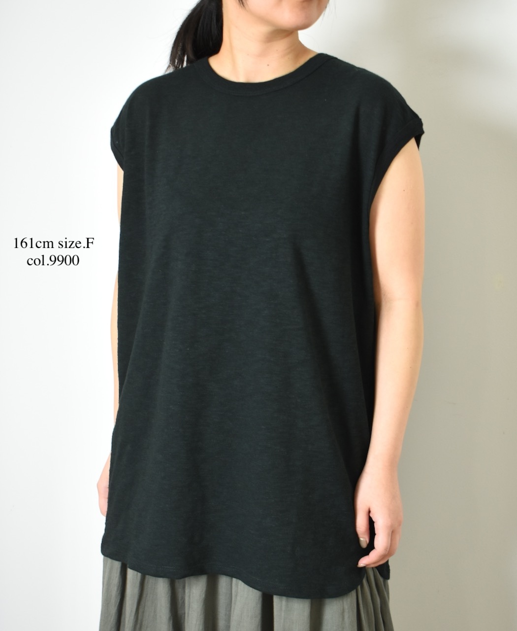 ●GNSL24043 (Tシャツ) SLUB VINTAGE CREW-NECK FRENCH/SL LONG SHIRT