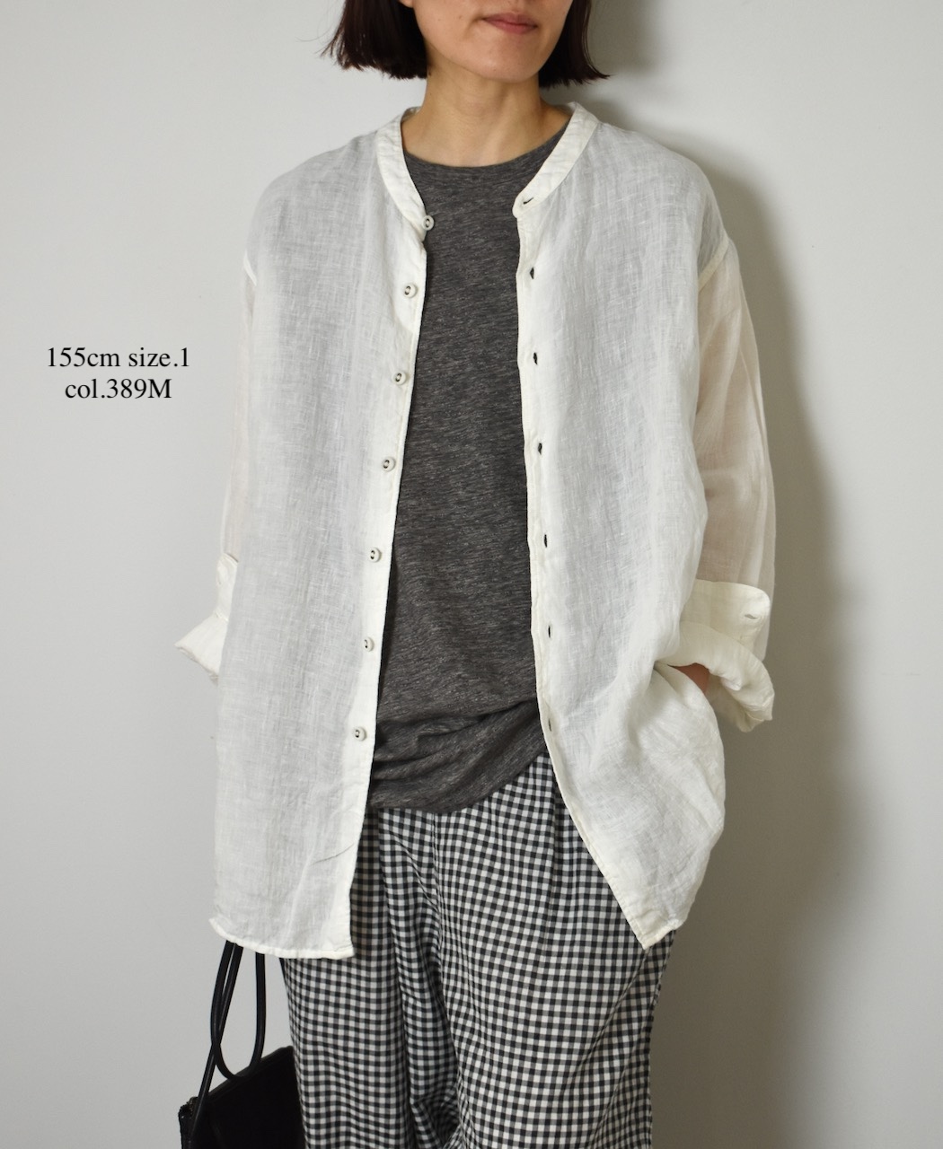 ●GNSL24043 (Tシャツ) SLUB VINTAGE CREW-NECK FRENCH/SL LONG SHIRT