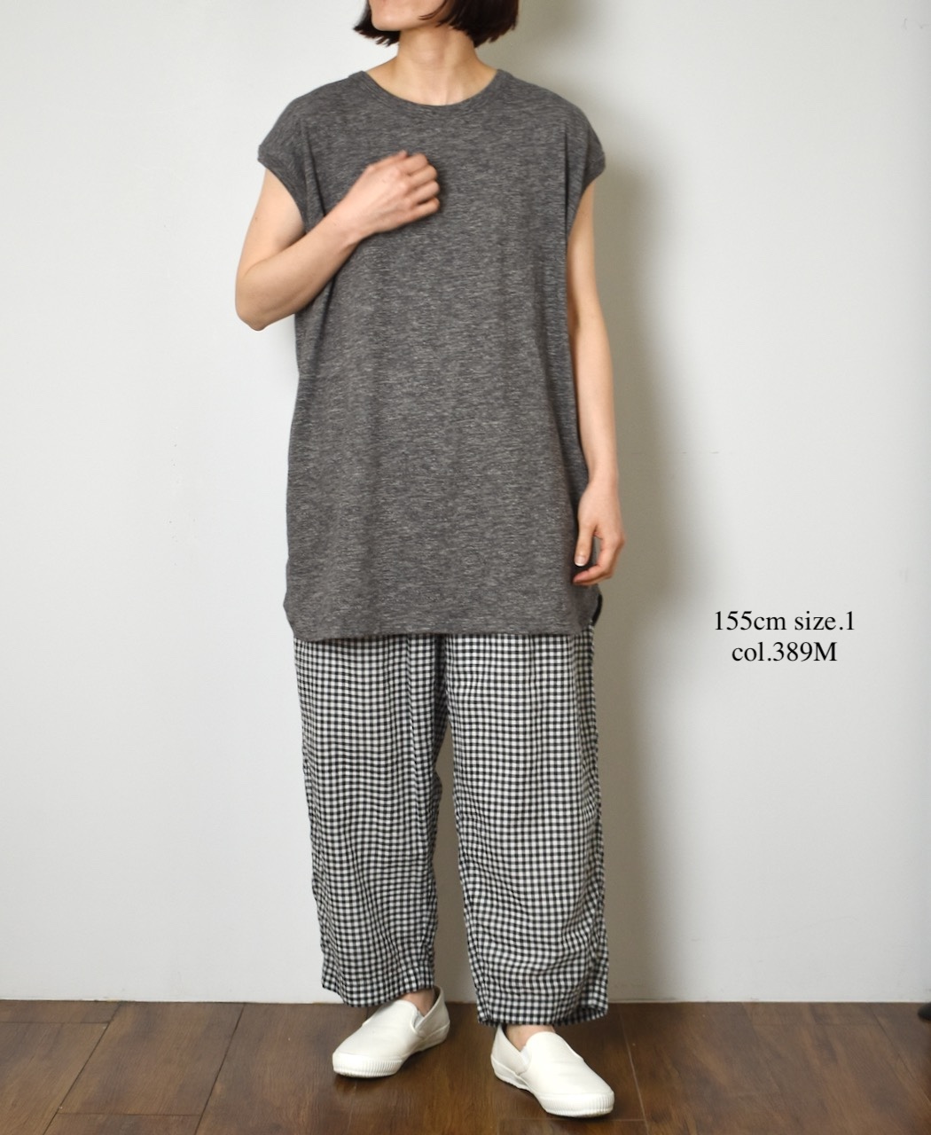 ●GNSL24043 (Tシャツ) SLUB VINTAGE CREW-NECK FRENCH/SL LONG SHIRT