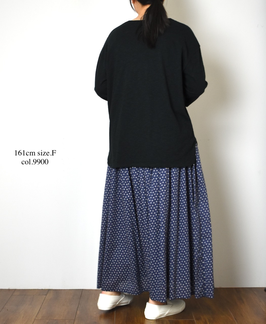 GNSL25041(Tシャツ) SLUB VINTAGE CREW-NECK 3/4SL LONG SHIRT