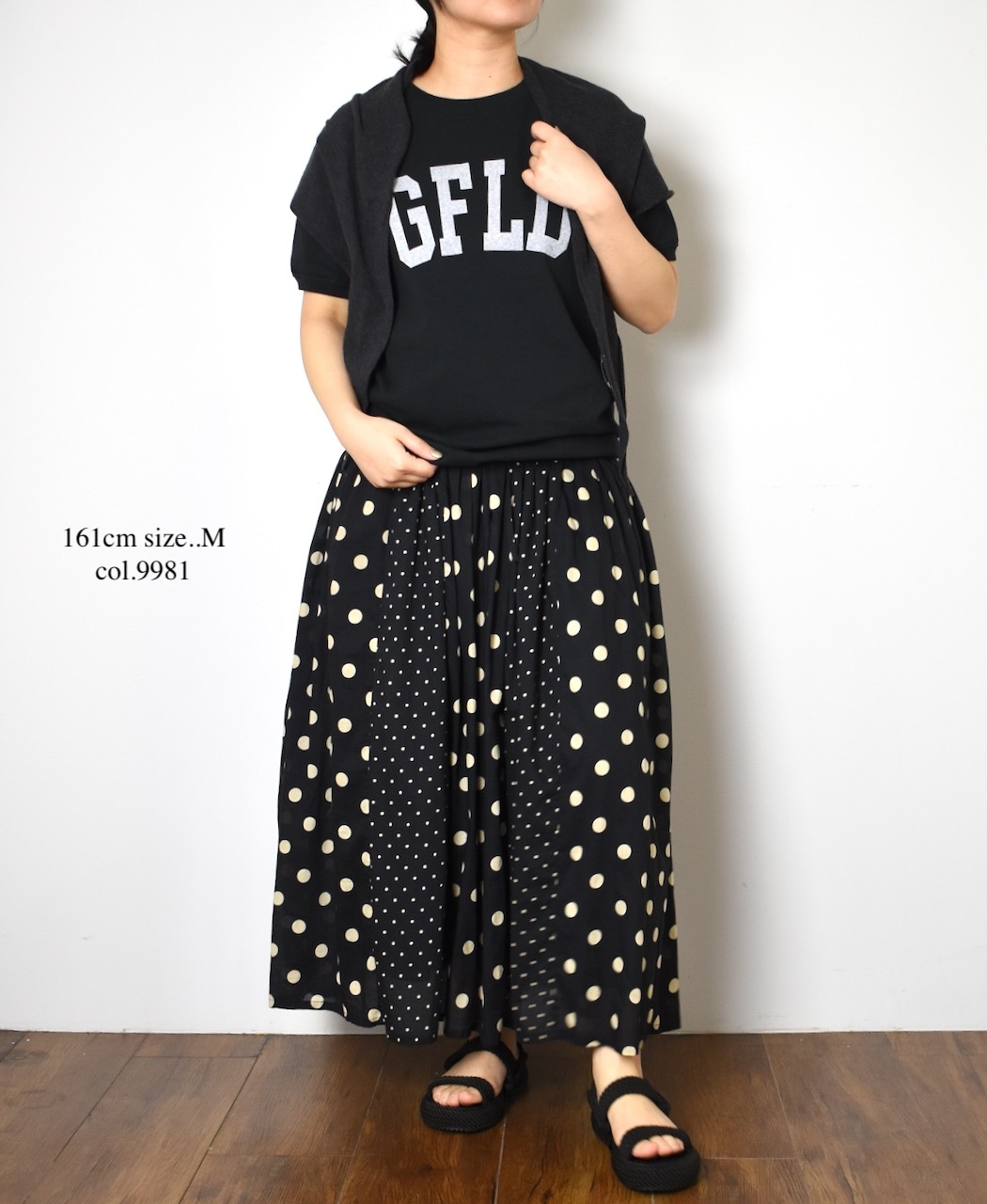 NGT9801 2851(Tシャツ) "GFLD" CREW-NECK S/SL TEE CUFF&HEM RIB