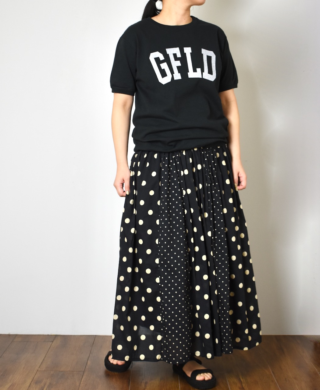 NGT9801 2851(Tシャツ) "GFLD" CREW-NECK S/SL TEE CUFF&HEM RIB