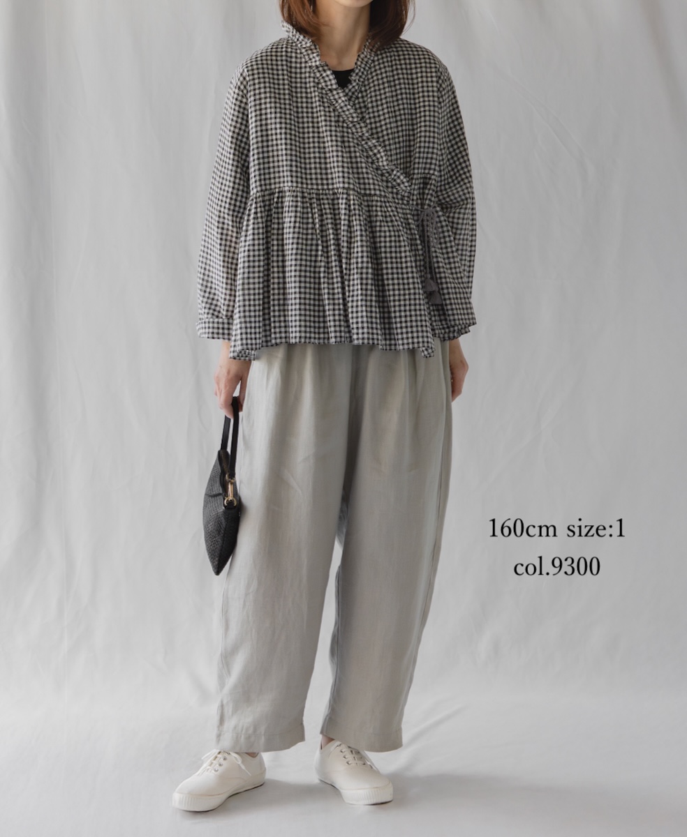 GNMDS2501NLT(パンツ) LINEN TWILL 2TUCK TAPERED EASY PANTS