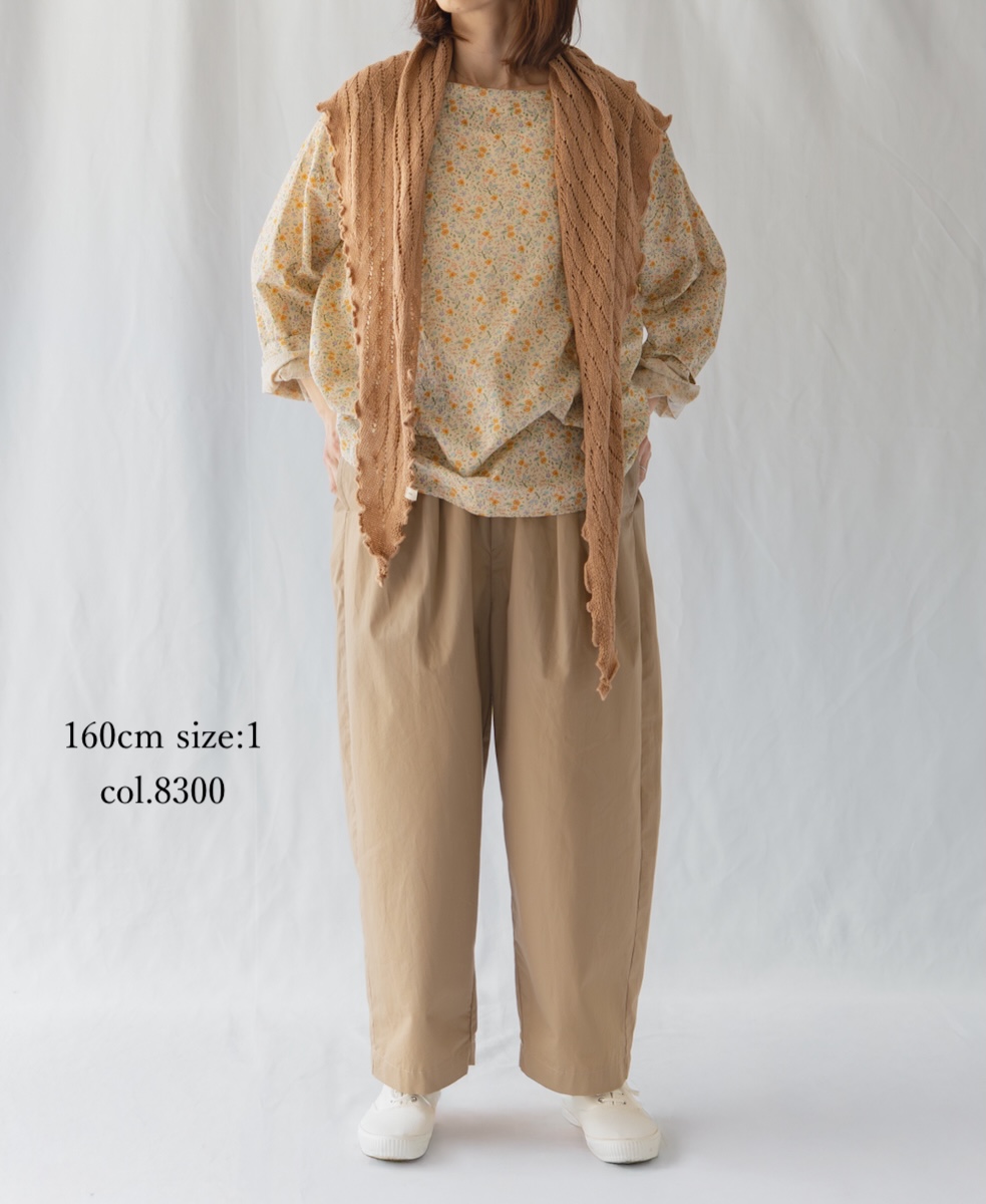 GNMDS2501CW(パンツ) COTTON DYED WEATHER 2TUCK TAPERED EASY PANTS