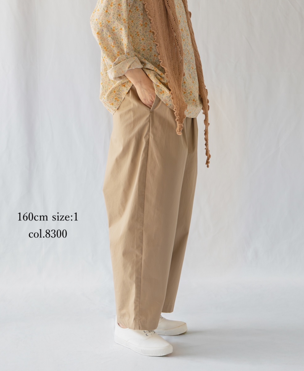 GNMDS2501CW(パンツ) COTTON DYED WEATHER 2TUCK TAPERED EASY PANTS