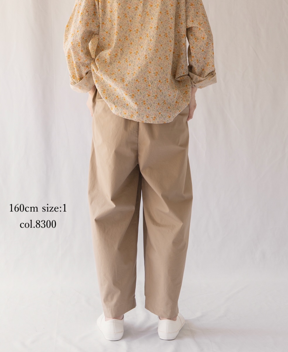 GNMDS2501CW(パンツ) COTTON DYED WEATHER 2TUCK TAPERED EASY PANTS