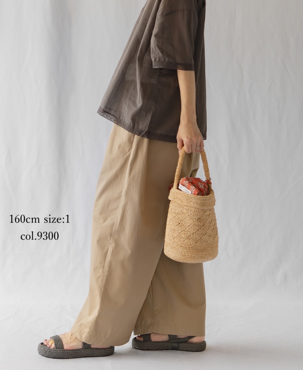 GNMDS2502CW(パンツ) COTTON DYED WEATHER 2TUCK WIDE EASY PANTS
