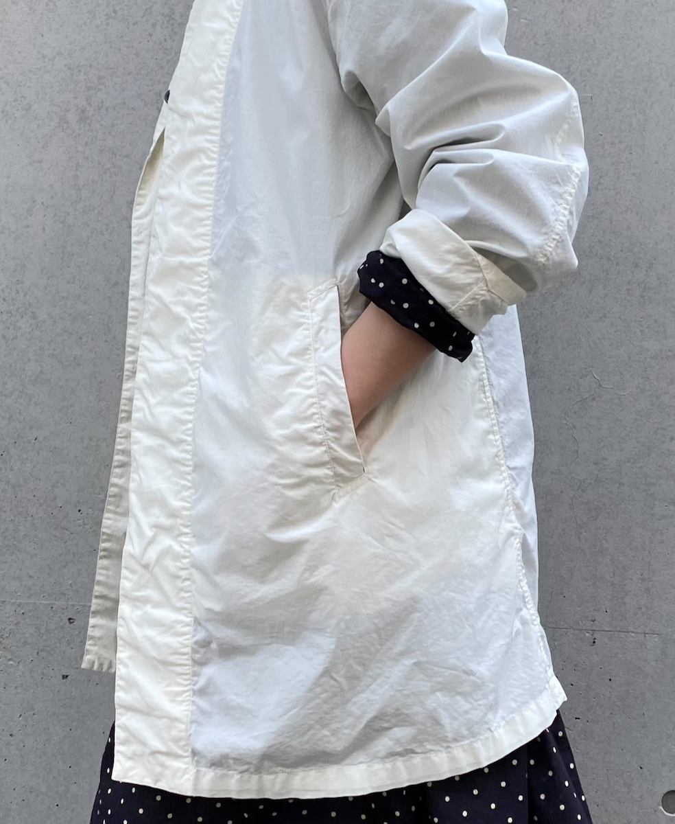 INHT2501CP(ジャケット) 60s COTTON POPLIN OVERDYE STAND COLLAR FLY FRONT JACKET