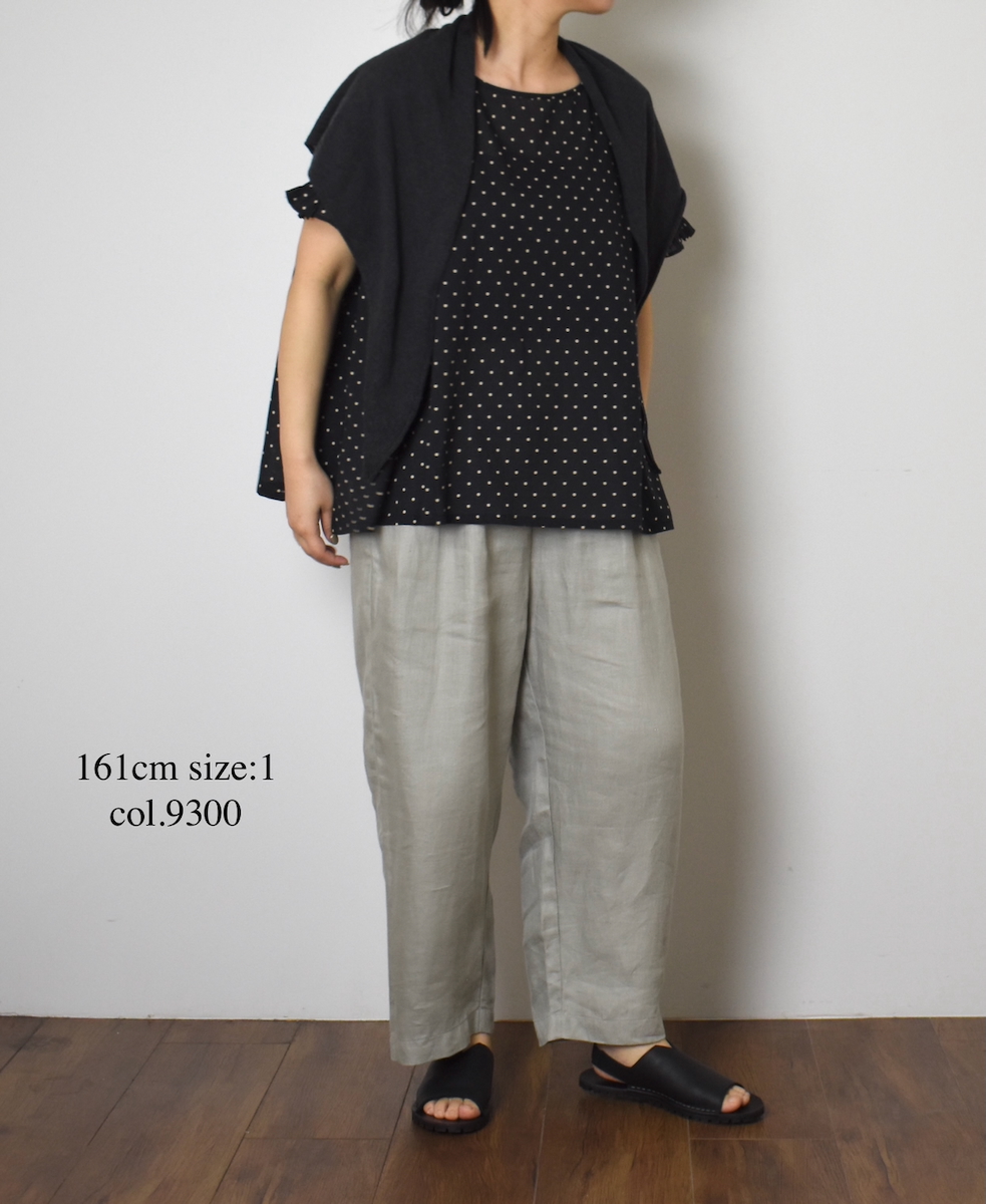 GNMDS2501NLT(パンツ) LINEN TWILL 2TUCK TAPERED EASY PANTS