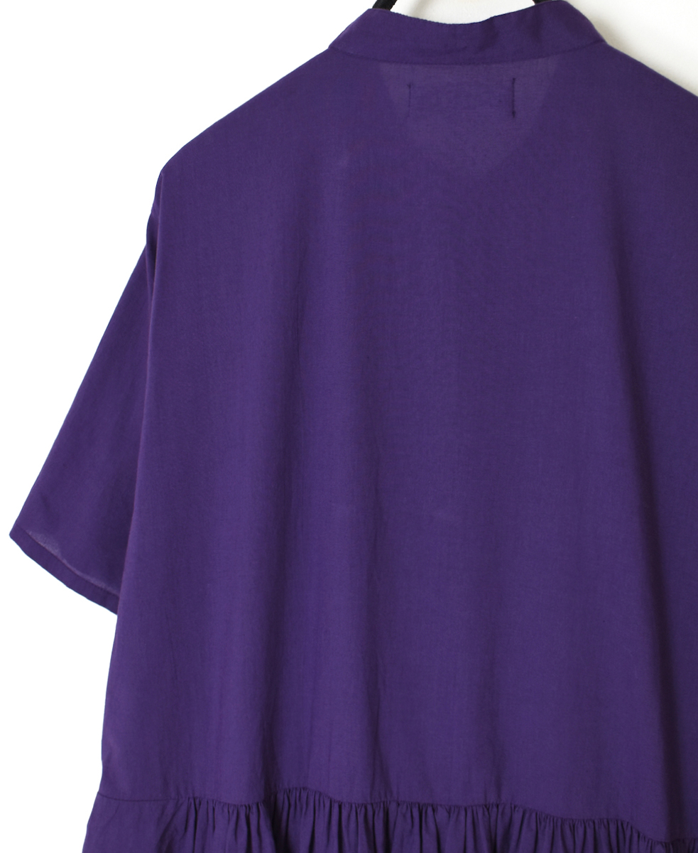 NSL25034(ワンピース) 60s CAMBRIC PLAIN BANDED COLLAR DRESS
