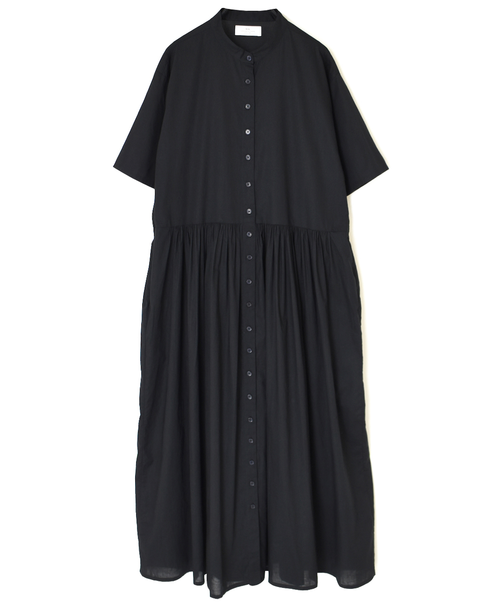 NSL25034(ワンピース) 60s CAMBRIC PLAIN BANDED COLLAR DRESS