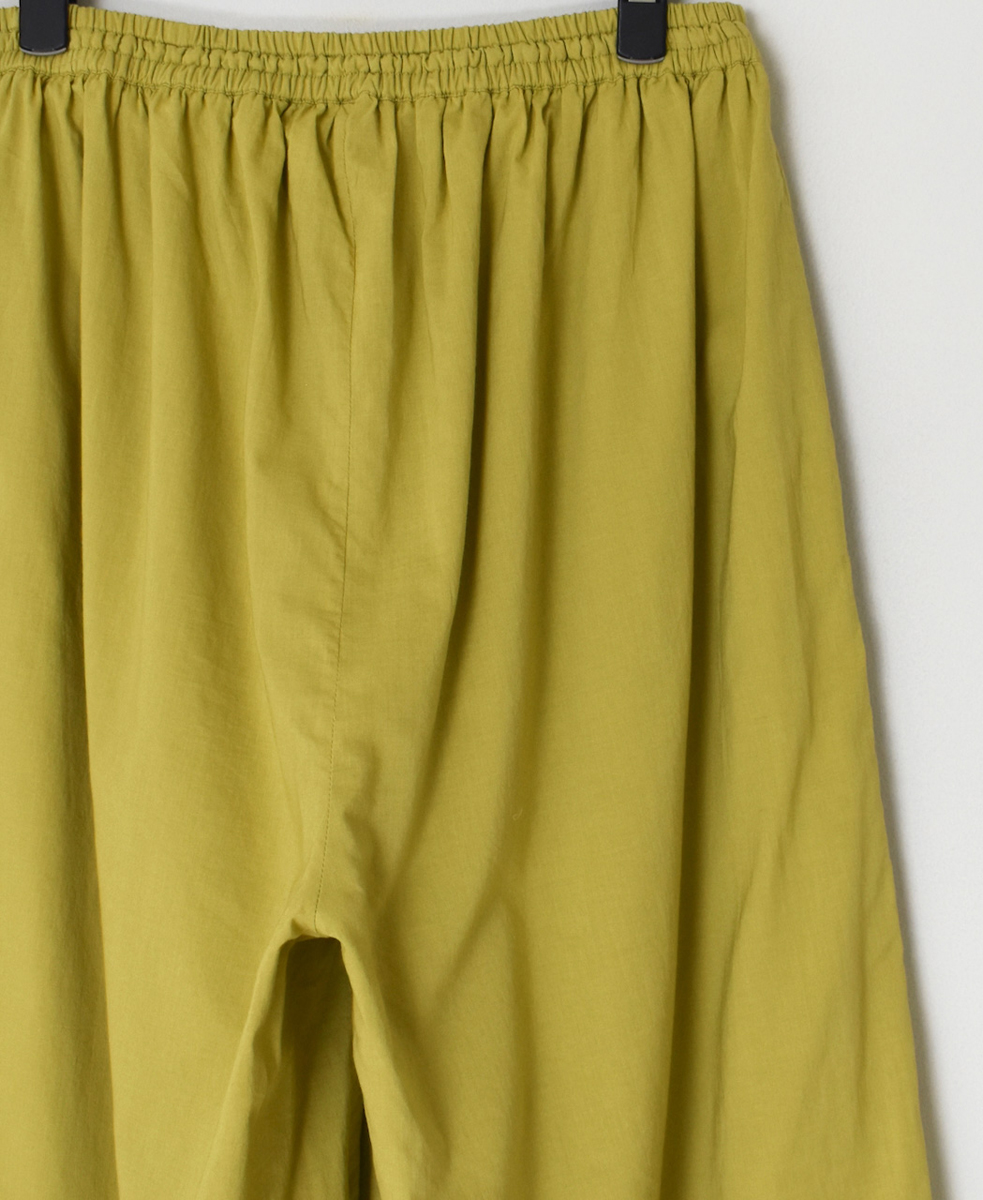 INSL23224 (パンツ) 80s VOILE PLAIN WITH CUT WORK LACE EASY PANTS