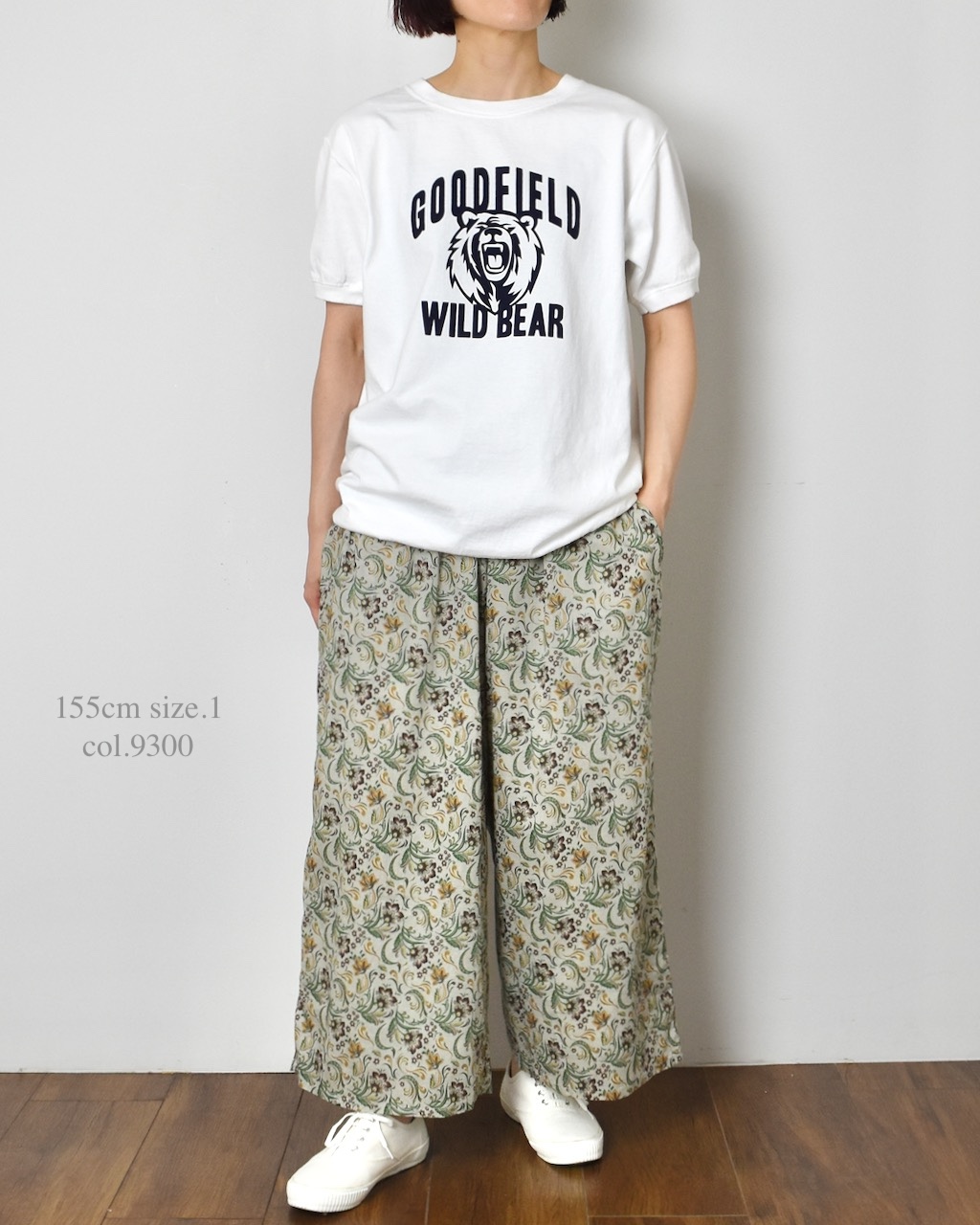 NSL25096(パンツ) 80s VOILE PAISLEY FLOWER PRINT WIDE EASY PANTS