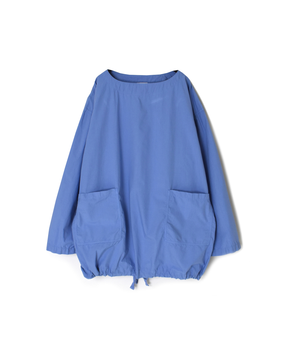 ISNAM2522D(シャツ) 50s POPLIN AUTOLOOM OVERDYE BOAT NECK PULLOVER