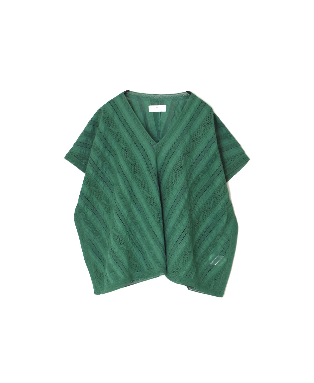 NSL25063(ブラウス) VOILE LACE ALL LACE FRENCH/SL PONCHO